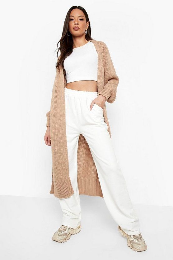 Knitted Oversized Longline Cardigan | Boohoo.com (US & CA)