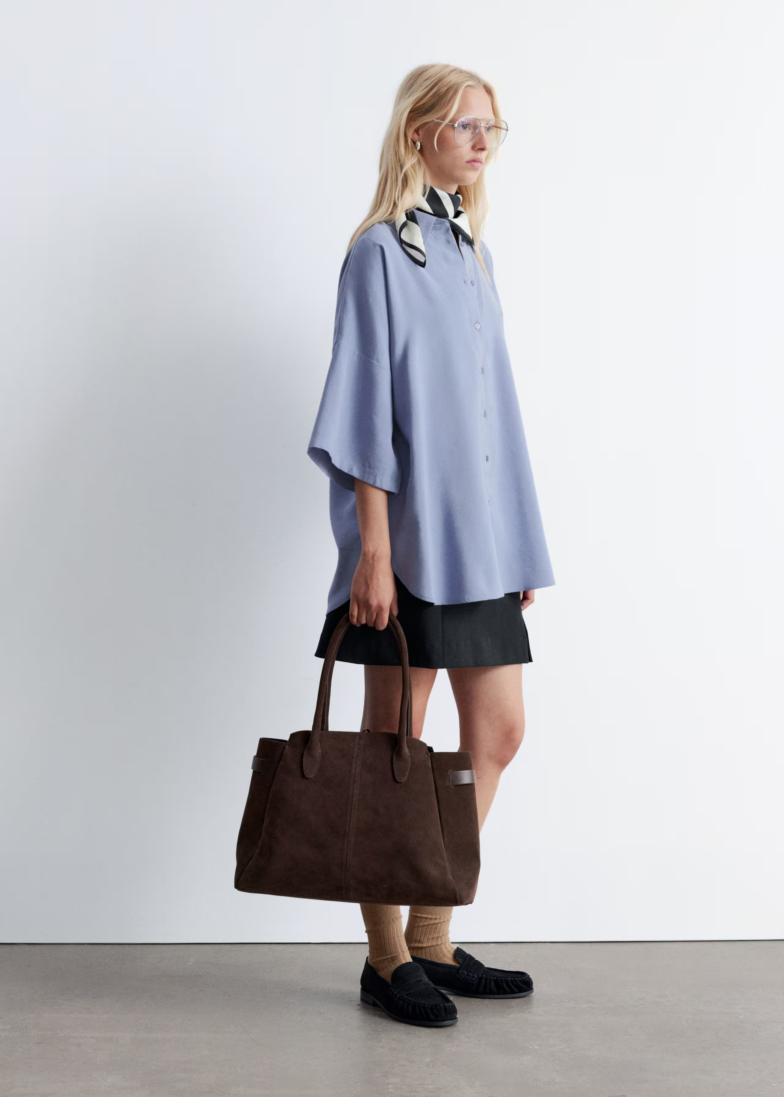 Suede Tote Bag | & Other Stories UK