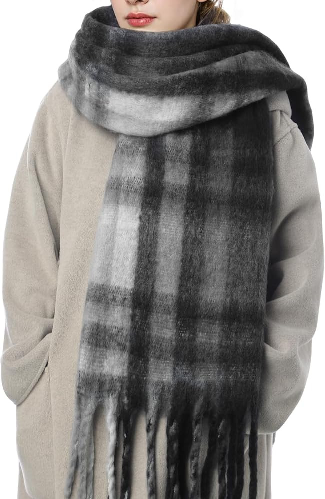 Winter Scarf for Women Warm Womens Scarf Soft Chunky Scarfs for Cold Weather Long Shawl Large Sca... | Amazon (US)