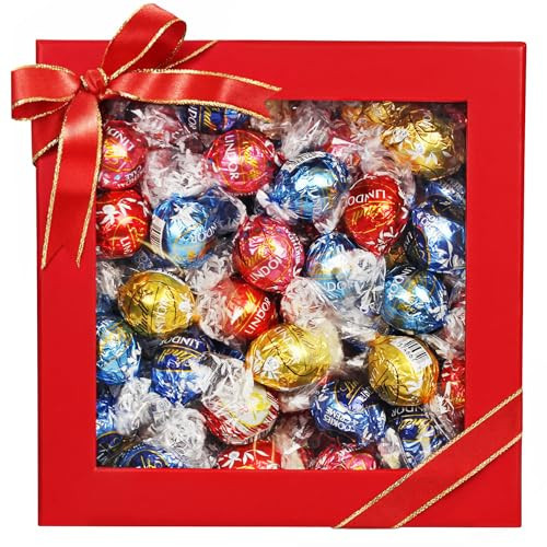 Premium Chocolate Truffles in Elegant Gift Box, 50-Piece Assorted Chocolate Delights - Ideal for Gifting & Sharing with Loved Ones | Amazon (US)