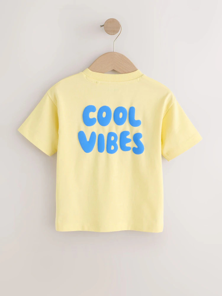 Bleu Cool Vibes - T-shirt Manches courtes Graphic (3mths-7yrs) | Next EU