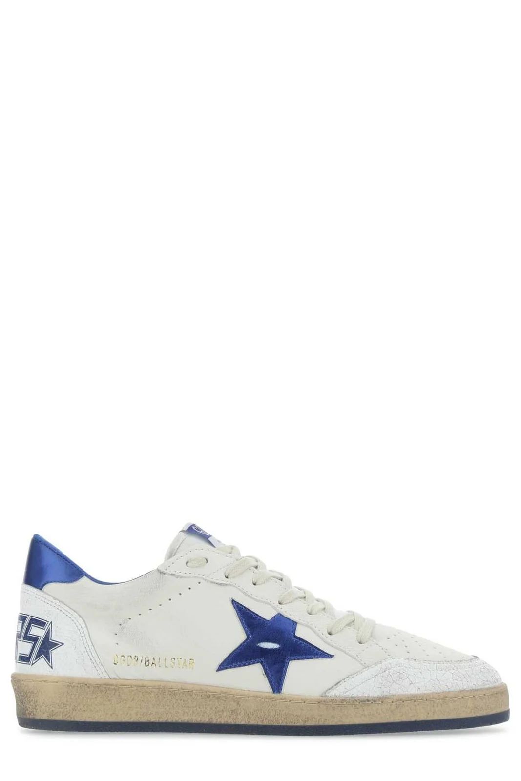 Golden Goose Deluxe Brand Ball Star Lace-Up Sneakers | Cettire Global