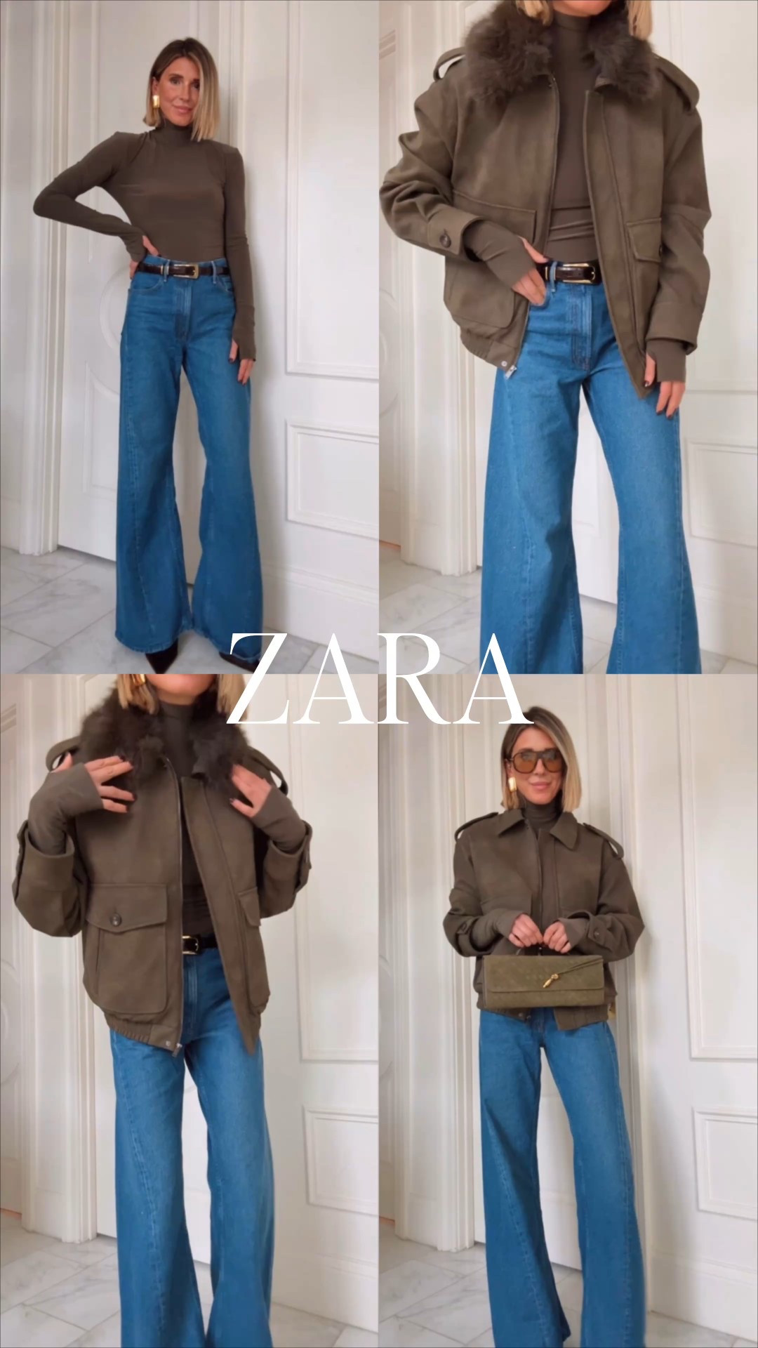 Zara jacket I'm loving! I'm wearing size small 