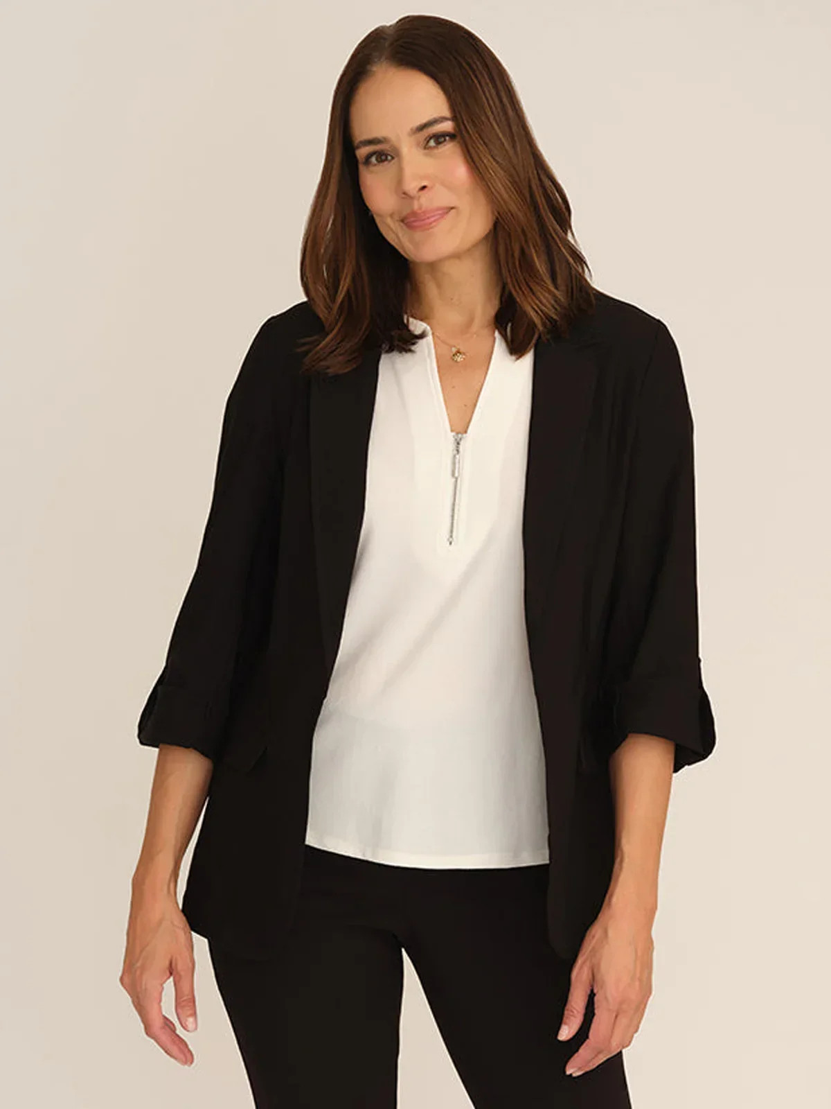 89th & Madison Rolled Sleeve Blazer | 89th + Madison