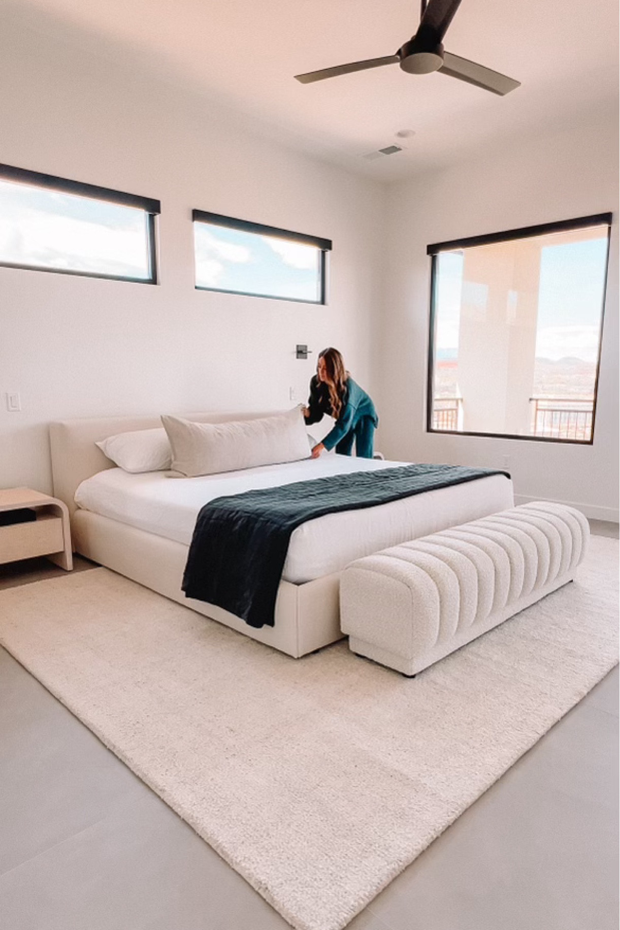 Finally putting together our master bedroom! And I can’t get over this rug!!! Our bed and bench are from Rove, but I linked similar! Don’t forget to use code KAILEE20 for 20% off our favorite sheets, mattress, and pillows! 

#LTKhome