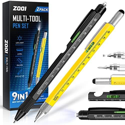 ZOOI Stocking Stuffers Gifts for Men, 9 in 1 Multitool Pen, Gifts for Dad, Christmas Gifts for Me... | Amazon (US)