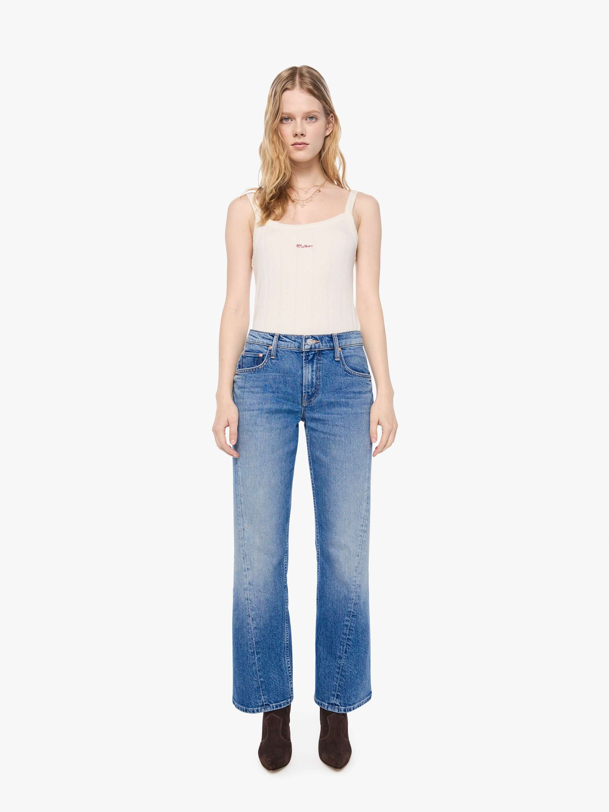 PETITES The Lil Bookie Twist Skimp - Just An Animal | Mother Denim