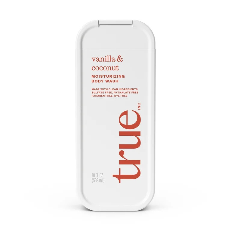 True Vanilla & Coconut Body Wash, Sulfate-Free, Moisturizing and Hydrating Formula for Women & Me... | Walmart (US)