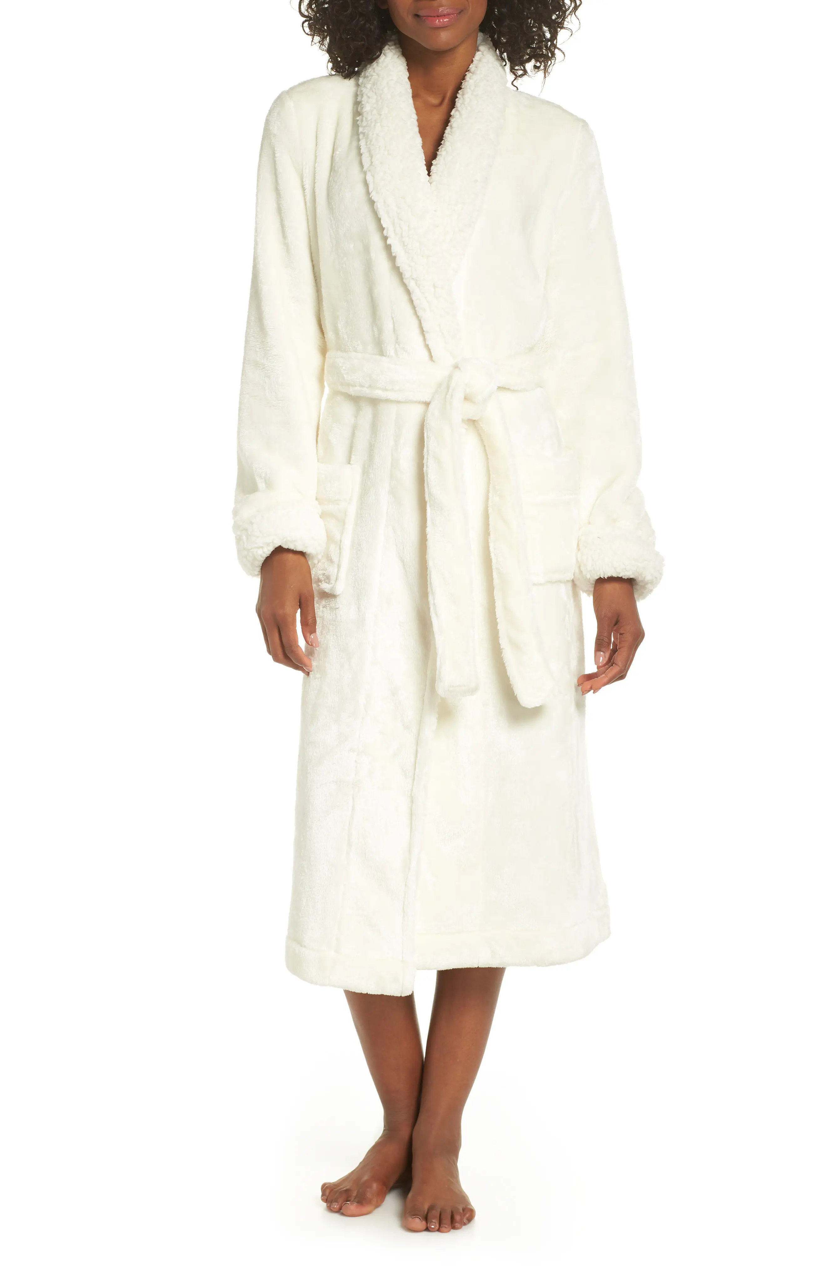 Nordstrom Lingerie Frosted Plush Robe | Nordstrom