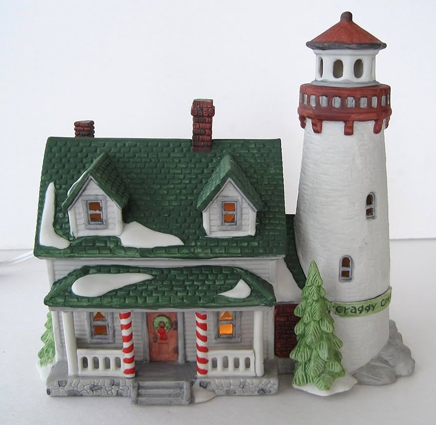 Dept 56 Retired Craggy Cove Lighthouse, New England Village [Item #59307] | Amazon (US)