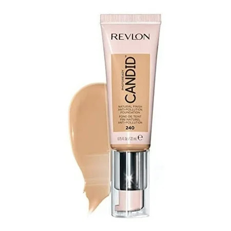 2 Pack Revlon PhotoReady Candid Natural Finish Foundation, with Anti-Pollution, Antioxidant, Anti-Blue Light Ingredients, 240 Natural Beige, 0.75 fl. oz. | Walmart (US)