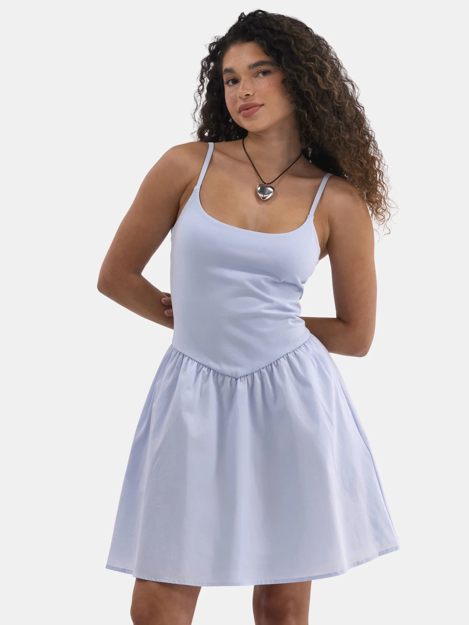 No Boundaries Fit and Flare Dress, Women's | Walmart (US)