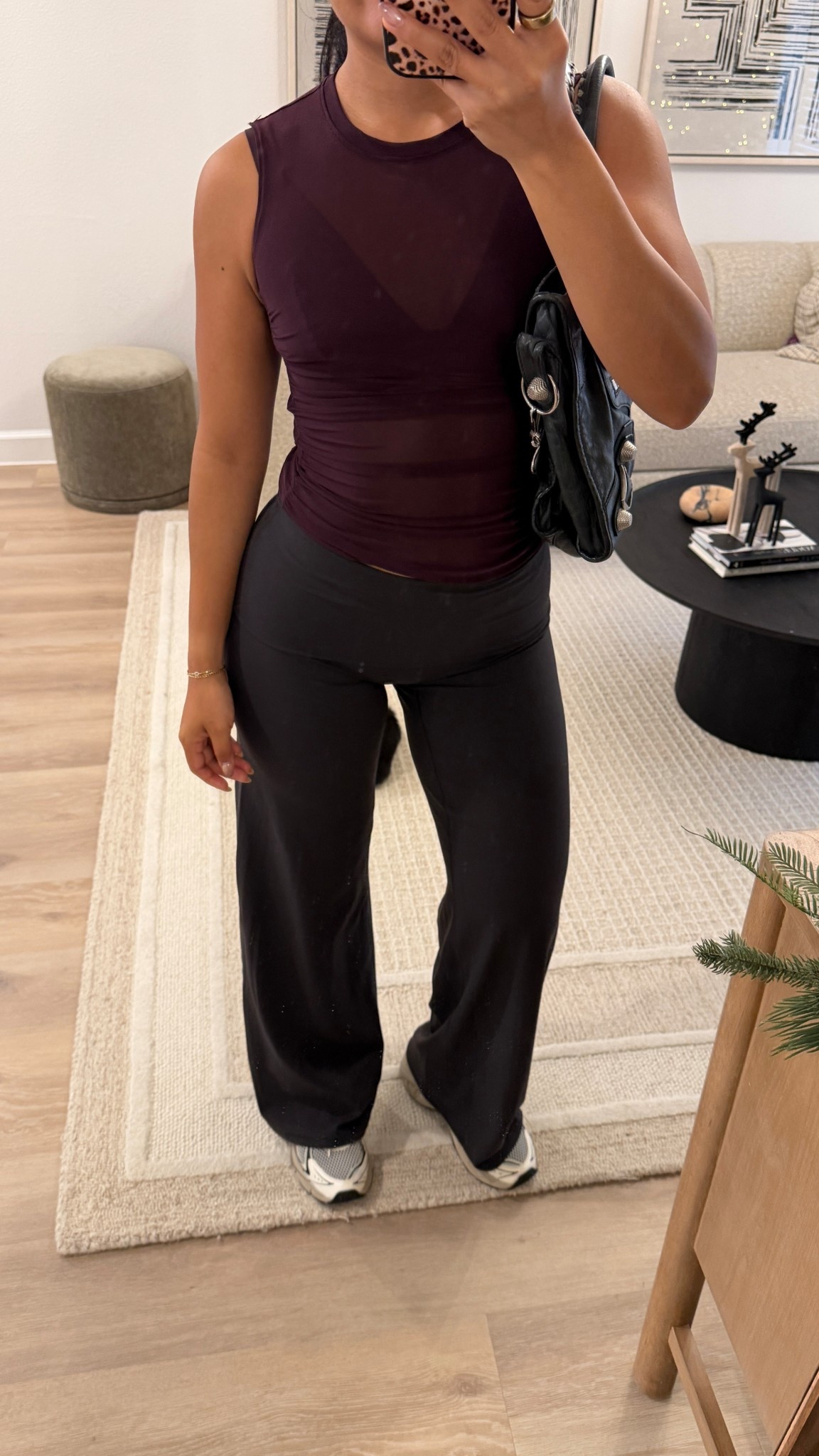 Another way to style this mesh tank!