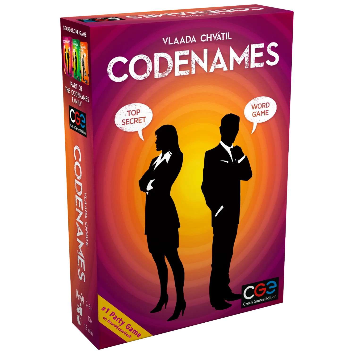 CGE Czech Games Edition Codenames CGE Board Game Secret Agent Deduction Game for 4+ Players | Walmart (US)
