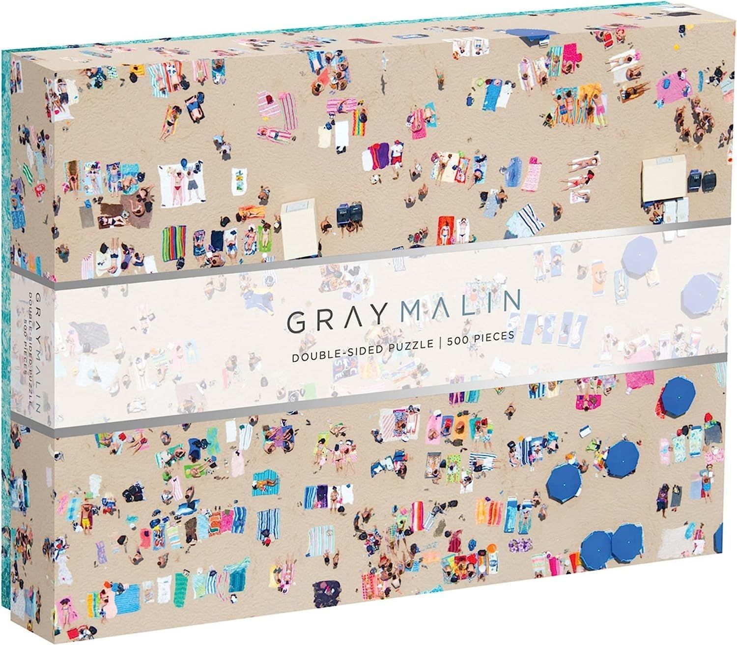 Galison Gray Malin 2-Sided Jigsaw Puzzle, The Beach, 500 Pieces - 24” x 18”, Double-Sided Puz... | Amazon (US)