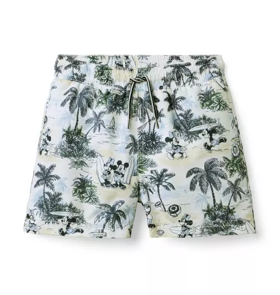 Disney Mickey Mouse Surf Toile Swim Trunk | Janie and Jack