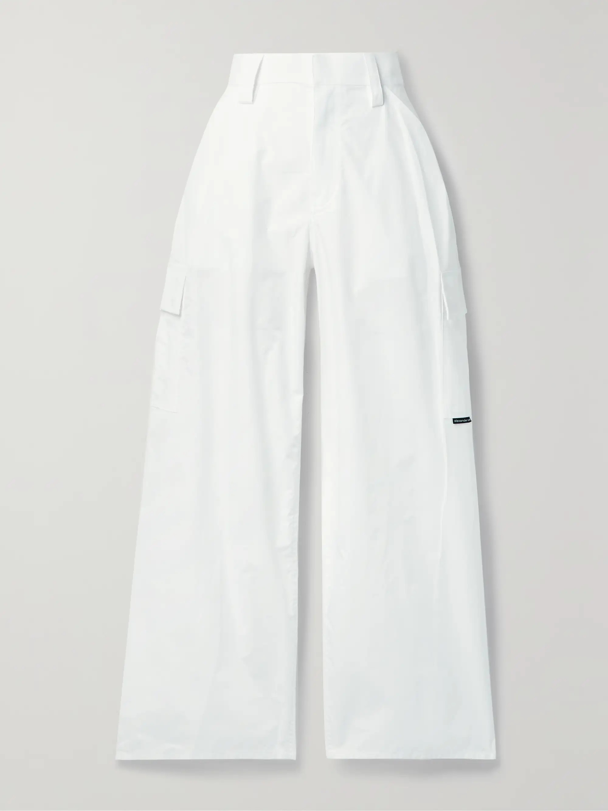Cotton-poplin wide-leg cargo pants | NET-A-PORTER (US)