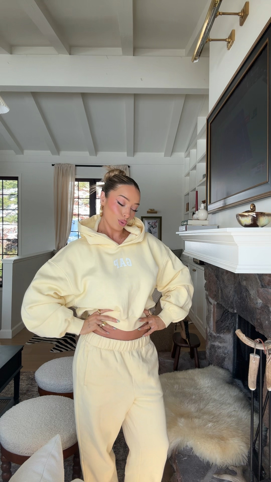 Size s in top and bottom so cozy! 🍌💛🧈

#LTKSeasonal #LTKStyleTip #LTKFindsUnder100