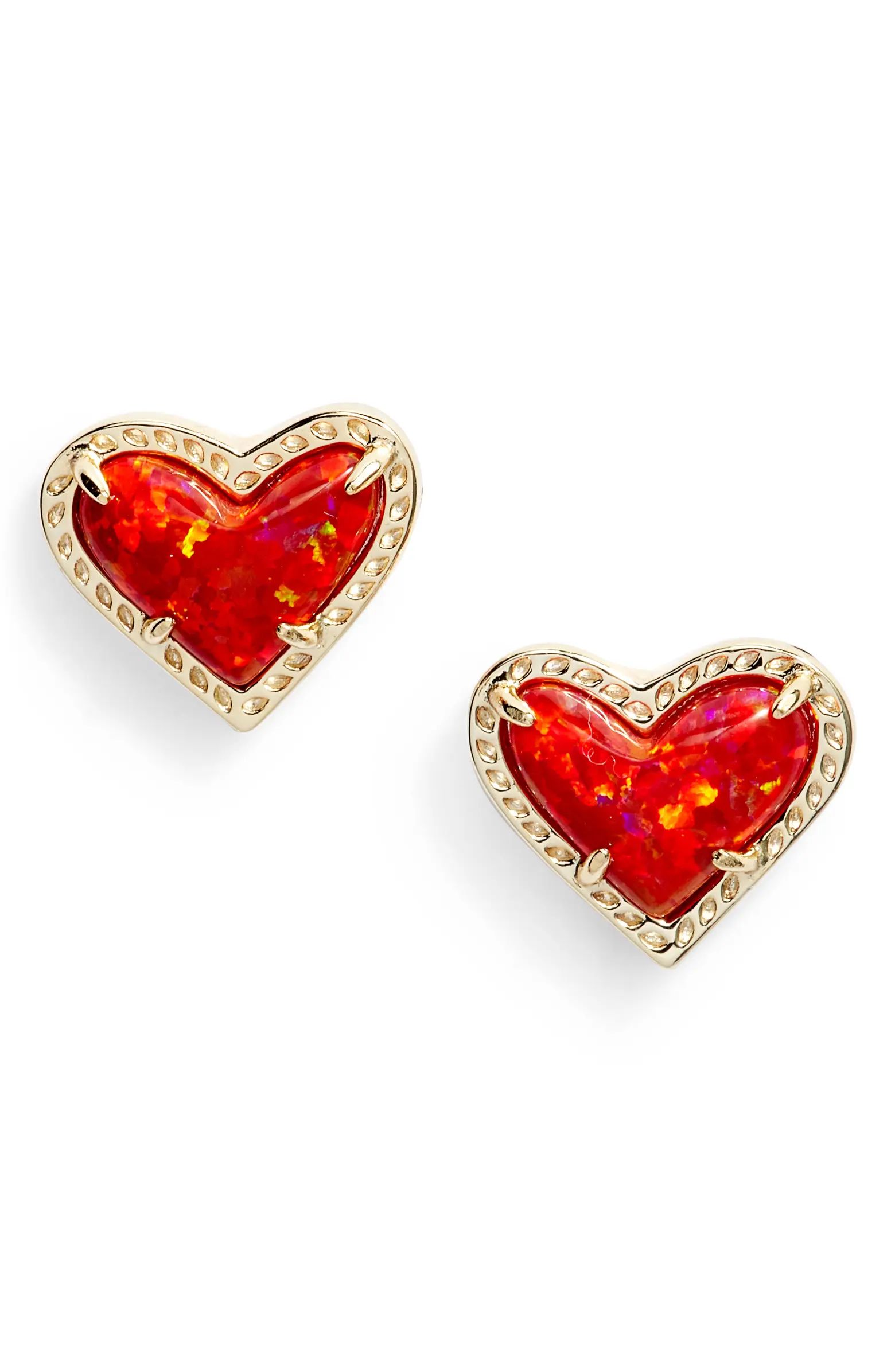Ari Heart Stud Earrings | Nordstrom