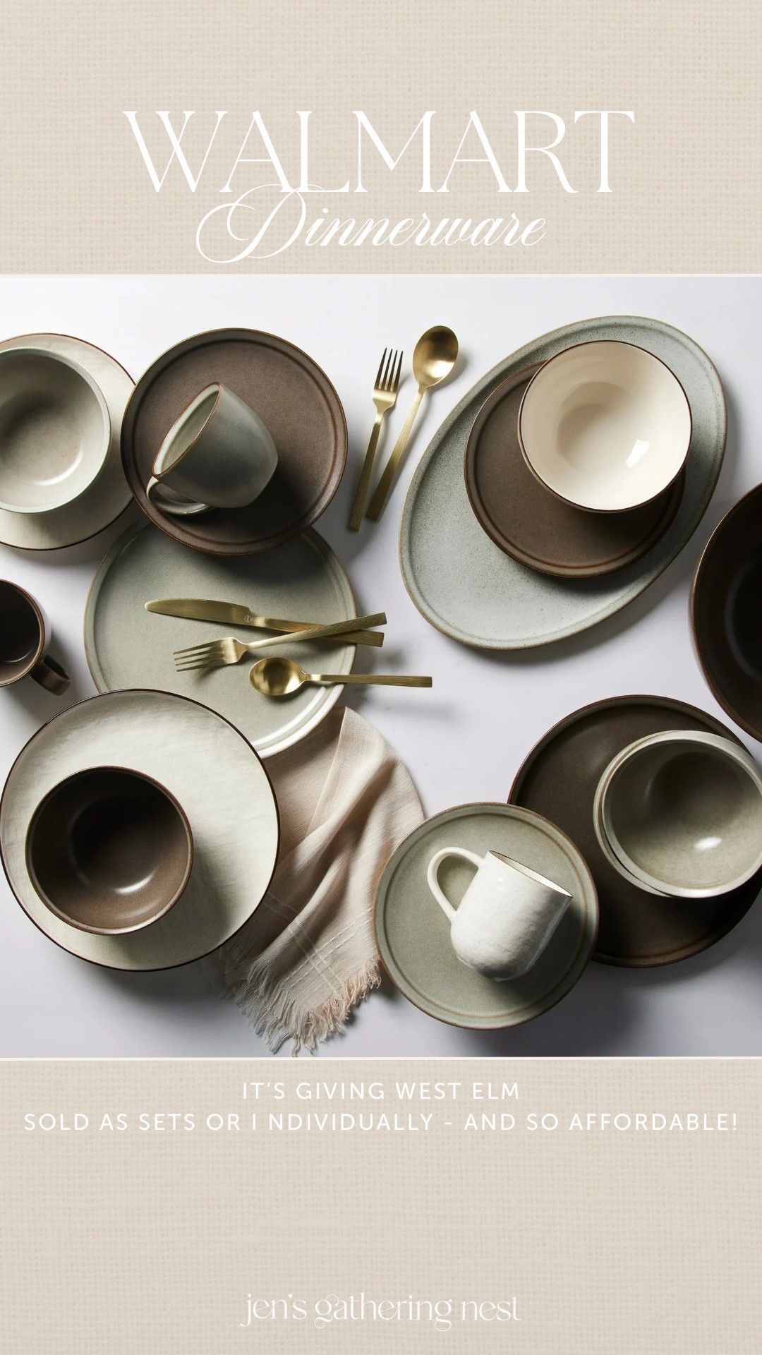 This new Walmart dinnerware is giving all the west elm modern organic vibes 🤎 

#dinnerware #modernorganic #stoneware #mugs #bowls #plates #walmart #walmarthome #walmartfind 

#LTKFindsUnder100 #LTKFindsUnder50 #LTKHome