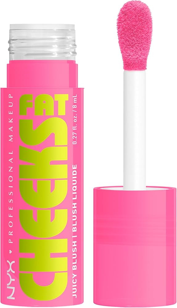 NYX PROFESSIONAL MAKEUP Fat Cheeks Liquid Blush, Buildable, Dewy Blush with Long-Lasting 12HR Wea... | Amazon (US)