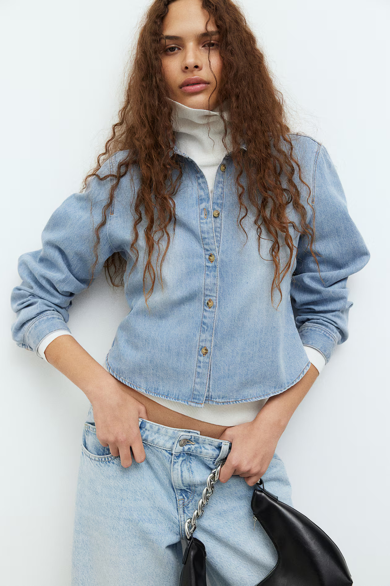 Short Denim Shirt | H&M (US + CA)