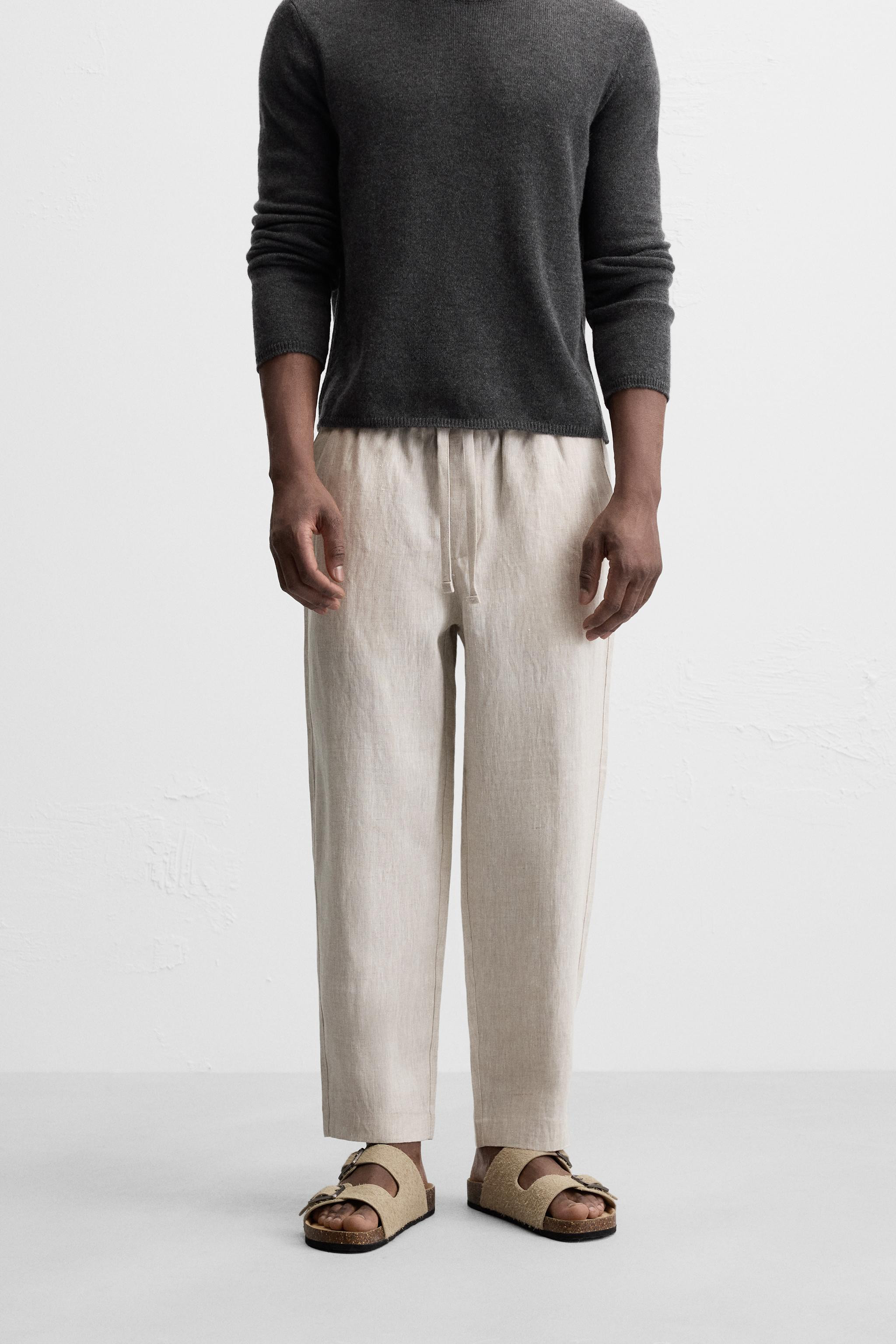100% LINEN TROUSERS | Zara UK