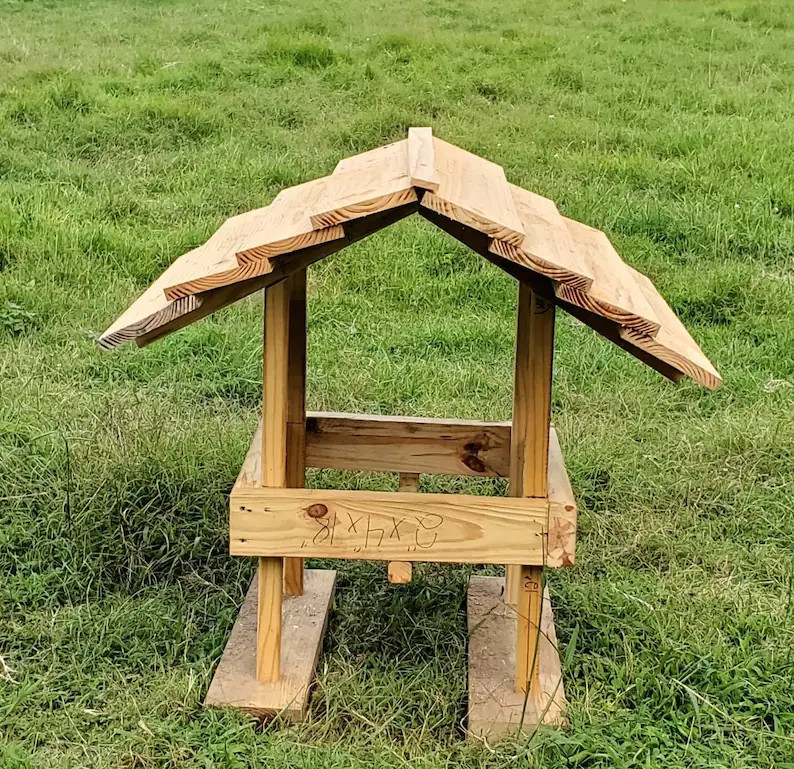 Plans and Instructions for Building a Cute Covered Sheep and Goat Mineral Feeder - Etsy | Etsy (US)
