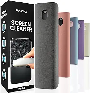 EVEO Screen Cleaner Spray and Wipe - 2-in-1 Car Screen Cleaner & iPhone Cleaner Touchscreen Mist ... | Amazon (US)