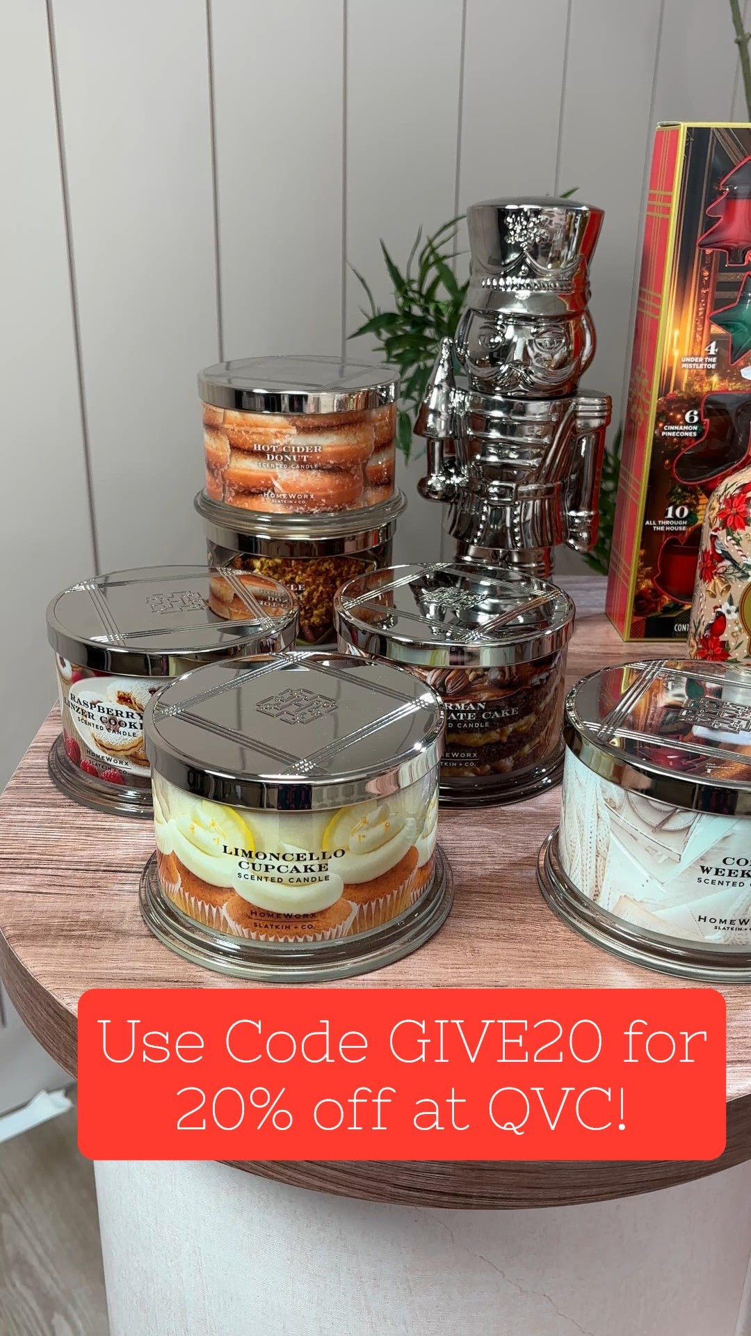 Today at #QVC use code GIVE20 for 20% off your entire purchase!
Of course I’m partial to Homeworx candles and fragrance but anything goes at a great discount ❤️
I’ve linked to the website so tap for quick access… thousands of items still ship in time for Christmas!



#LTKSaleAlert #LTKHoliday #LTKGiftGuide