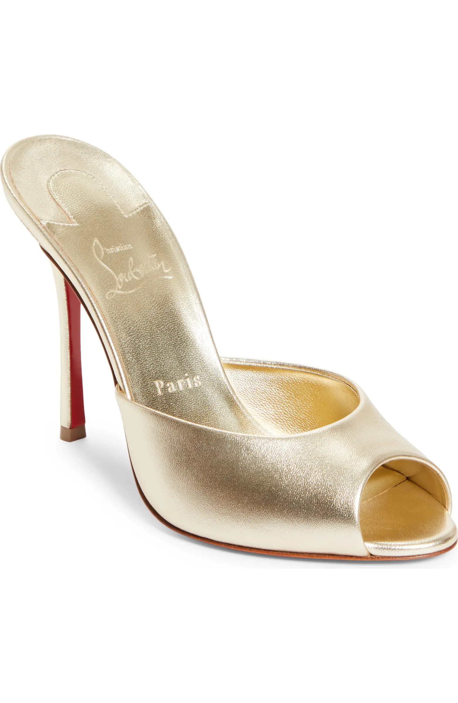 Me Dolly Peep Toe Slide Sandal (Women) | Nordstrom