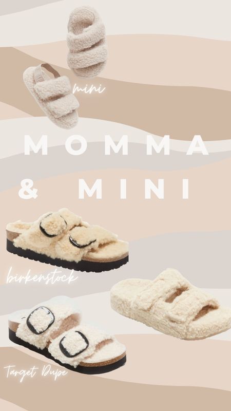 Momma && Mini shoes 
Birkenstock papillio dupes 

#LTKfamily #LTKkids #LTKshoecrush