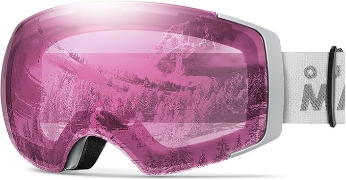 OutdoorMaster Ski Goggles PRO - Frameless, Interchangeable Lens 100% UV400 Protection Snow Goggle... | Amazon (US)