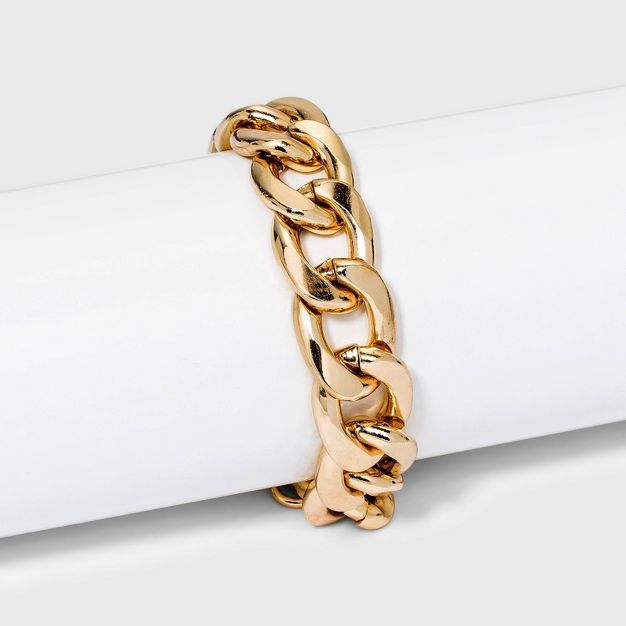 Chunky Chain Bracelet - A New Day™ Gold | Target
