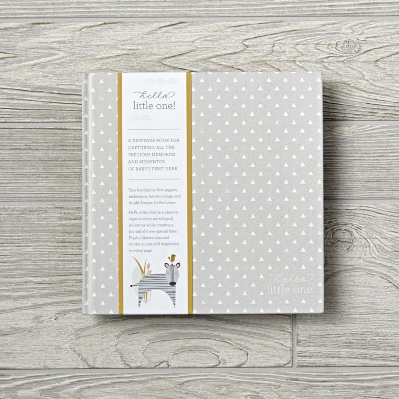 Hello Little One! Keepsake Book | Crate & Barrel