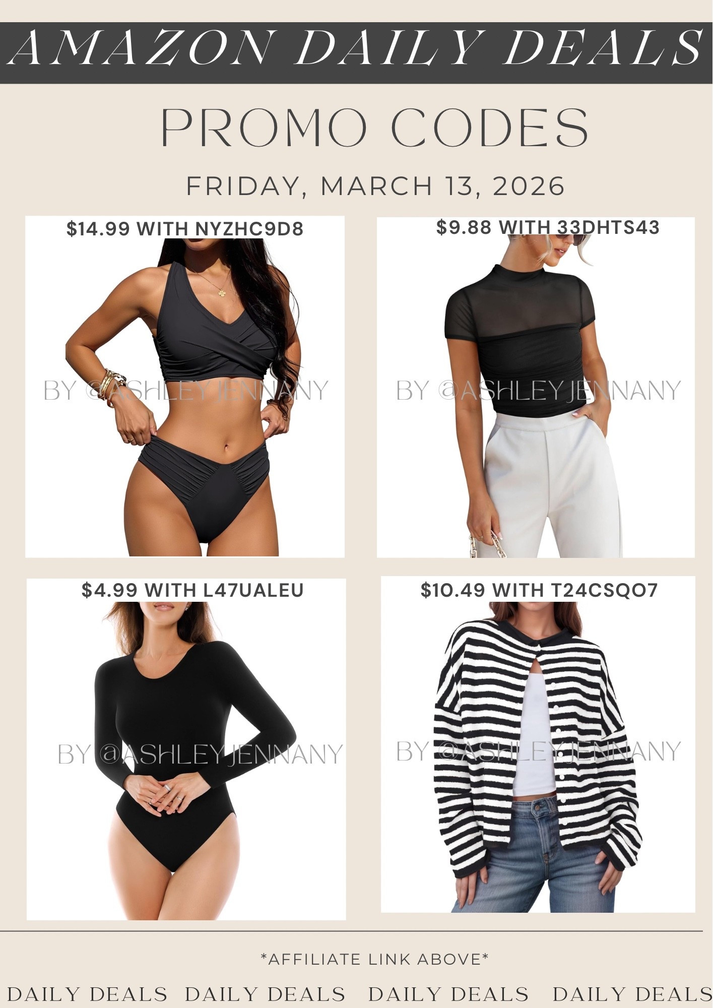 Amazon fashion deals 

#LTKMidsize #LTKSwim #LTKSaleAlert