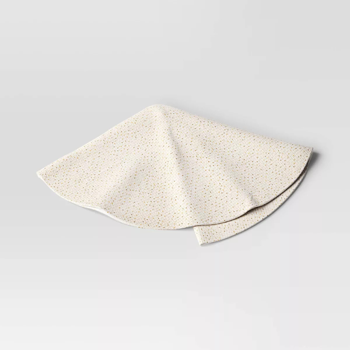 48" Sequined Fabric Christmas Tree Skirt White/Gold - Wondershop™ | Target