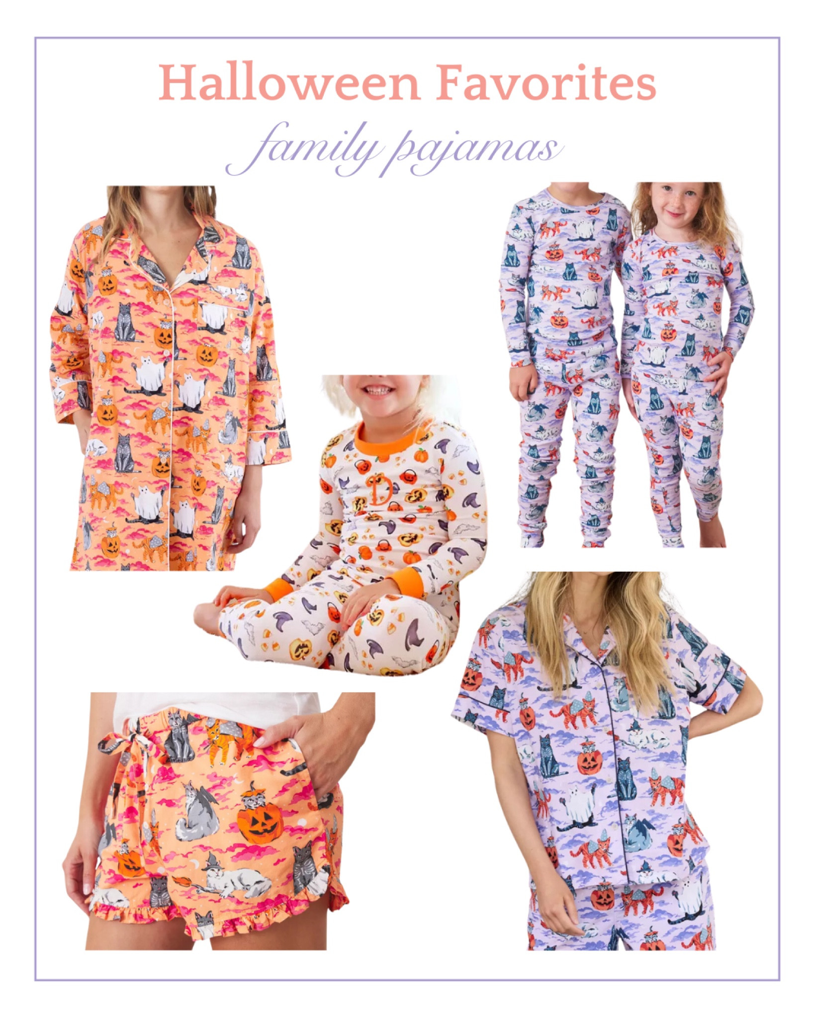 Halloween pajamas for the entire family! Match or coordinate in these fun, bright cat prints that capture the spirit of Halloween. Halloween pajamas, pajamas, kids pajamas, women pajamas, women style, pumpkin, cat, pumpkin pajamas, cat pajamas 

#LTKStyleTip #LTKHome #LTKSeasonal