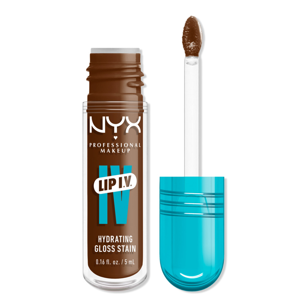 NYX Professional Makeup Lip IV Hydrating Gloss Stain - Cocoa Quench | Ulta
