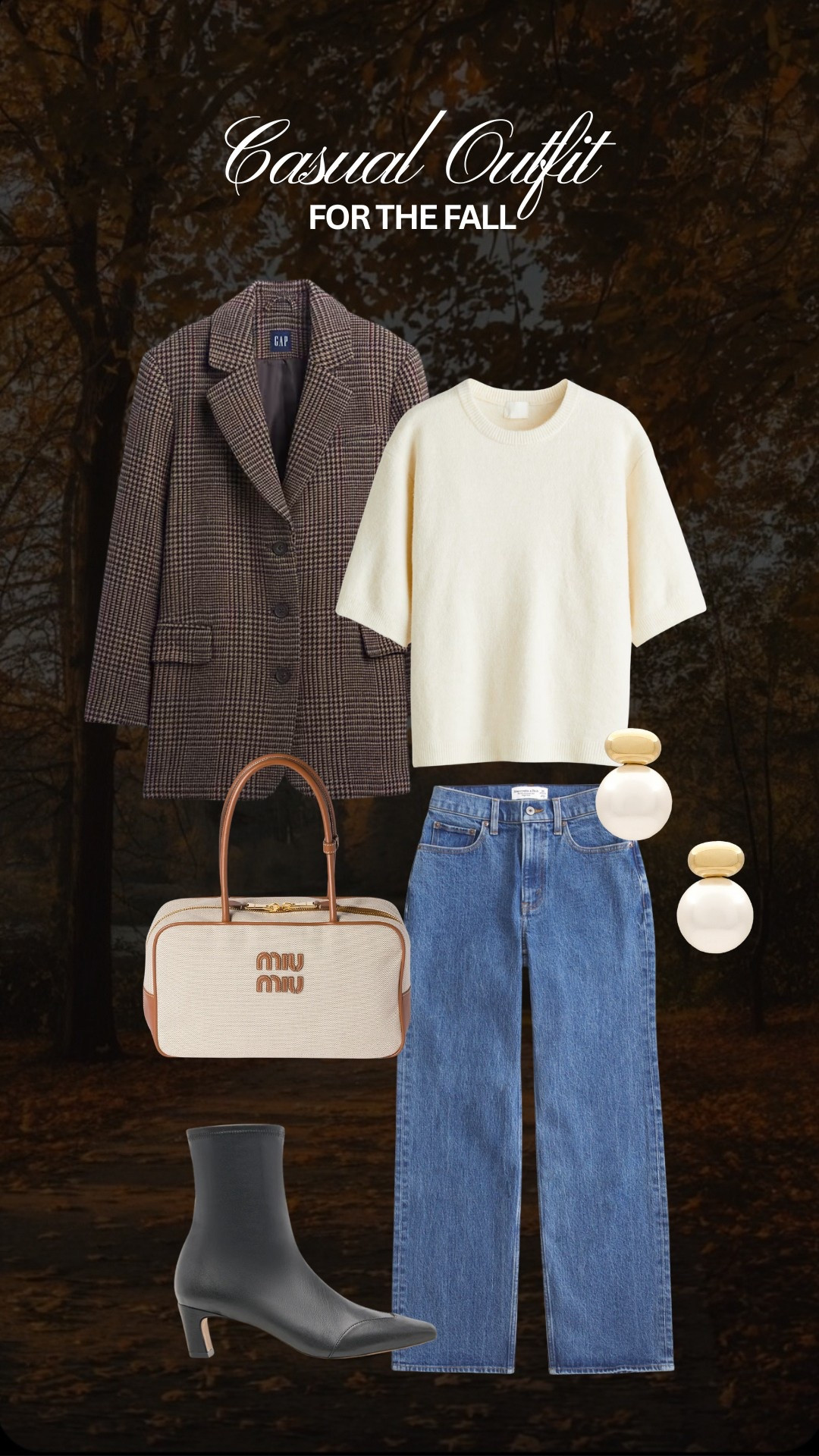 Casual outfit for the fall! 