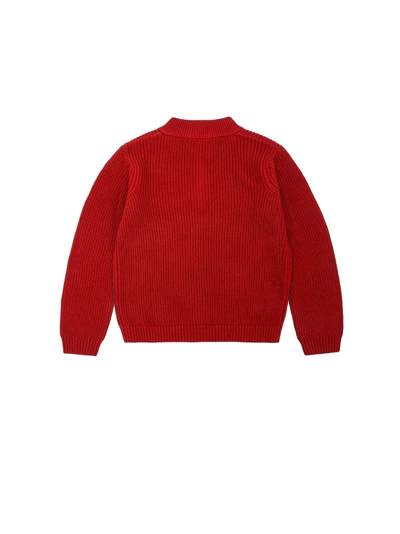 Wonder Nation Toddler Boy Sweater Zip, Sizes 12M-5T | Walmart (US)