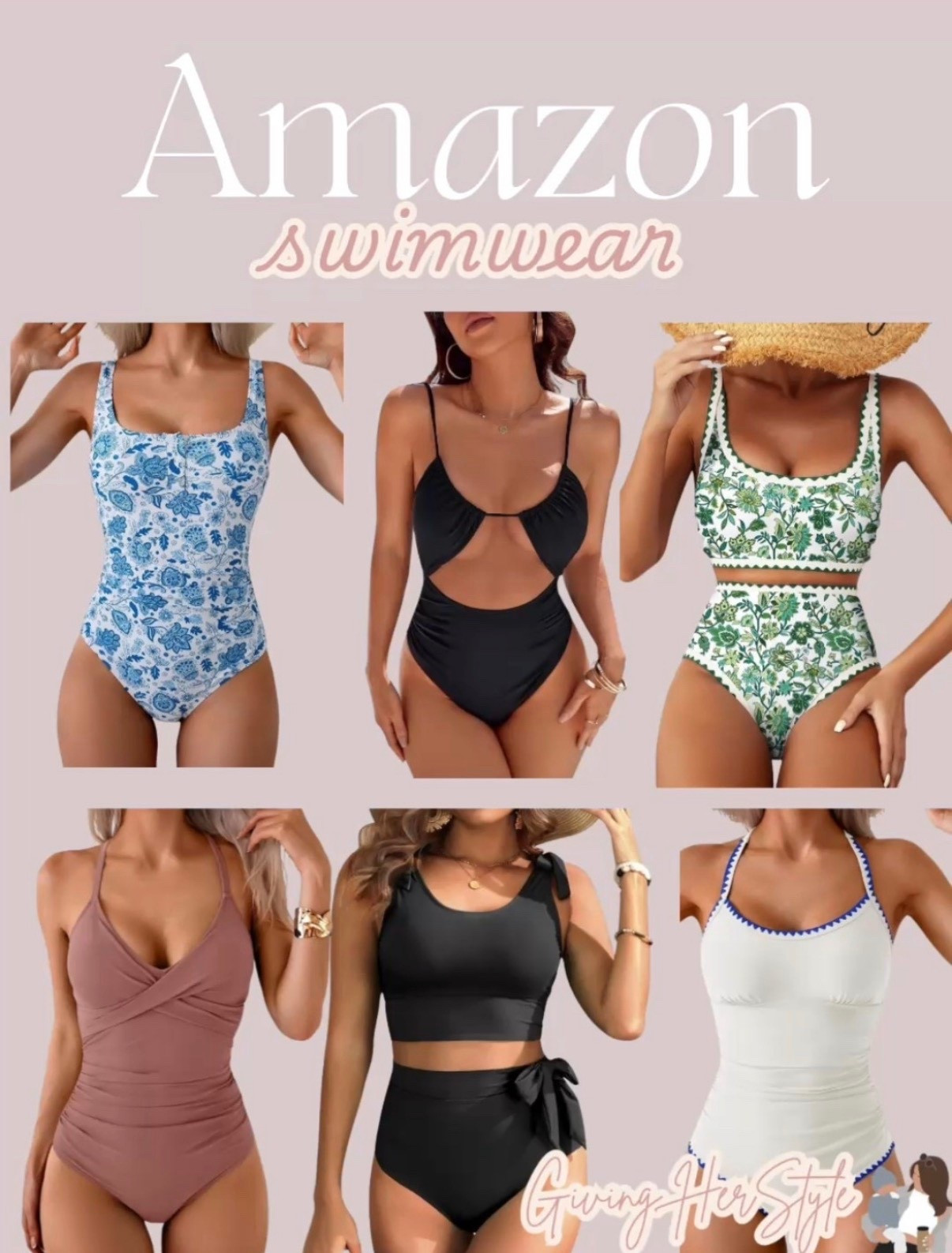 Women’s swimsuits from Amazon 

Amazon swim, swimwear, Amazon bikini, bathing suit, summer, travel, vacation, women’s swim, two piece swim, one piece swim, resort, beach 

#LTKSwim #LTKTravel
