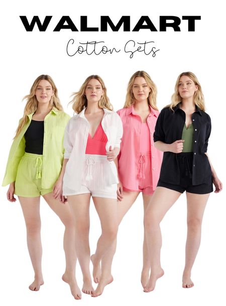 These new cotton sets from Walmart are so cute! They would make for the perfect cover-up for the summer! Sold separately!

#LTKstyletip #LTKfindsunder50 #LTKSeasonal