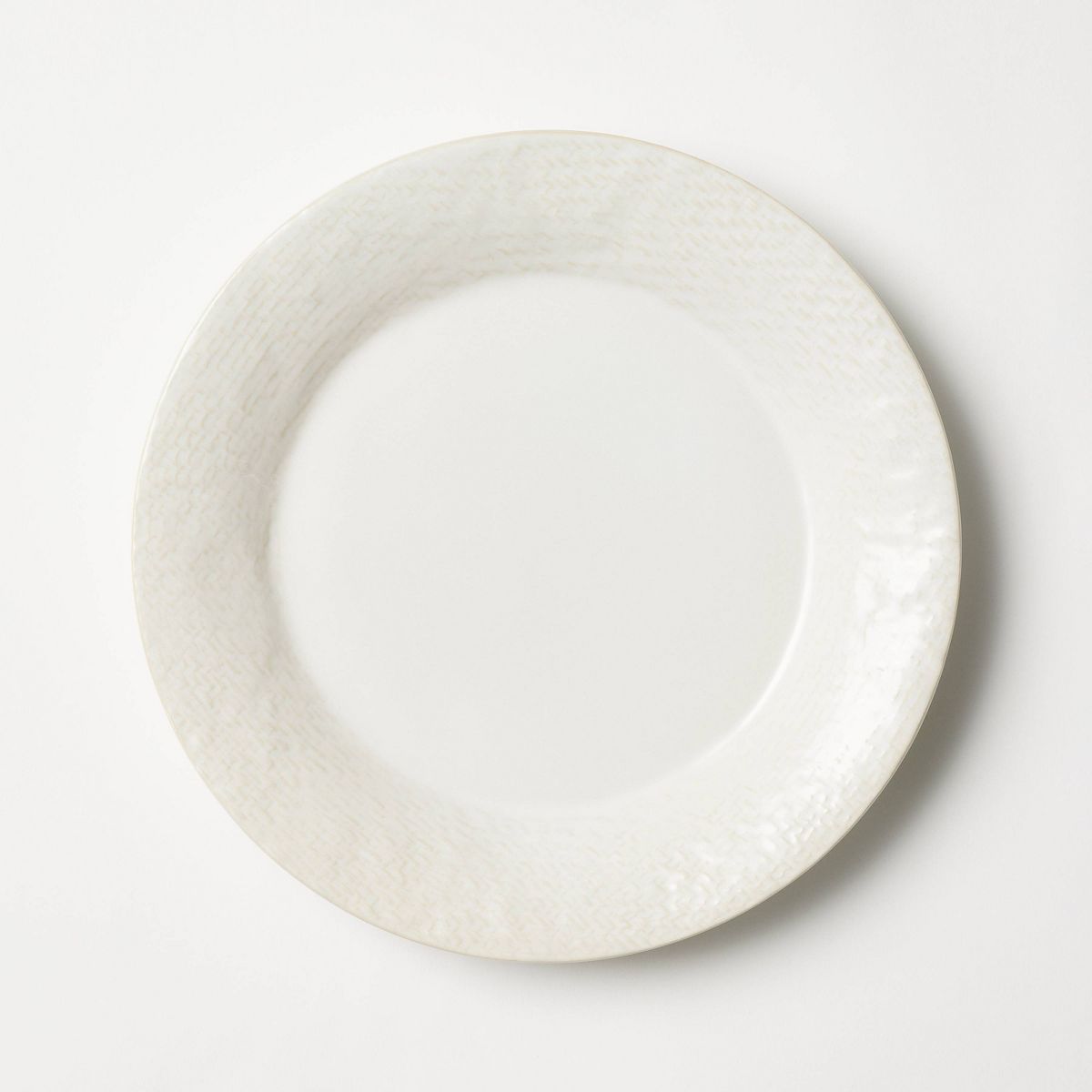 4pc 10.75" Stoneware Dinner Plate Set Cream - Threshold™ designed with | Target