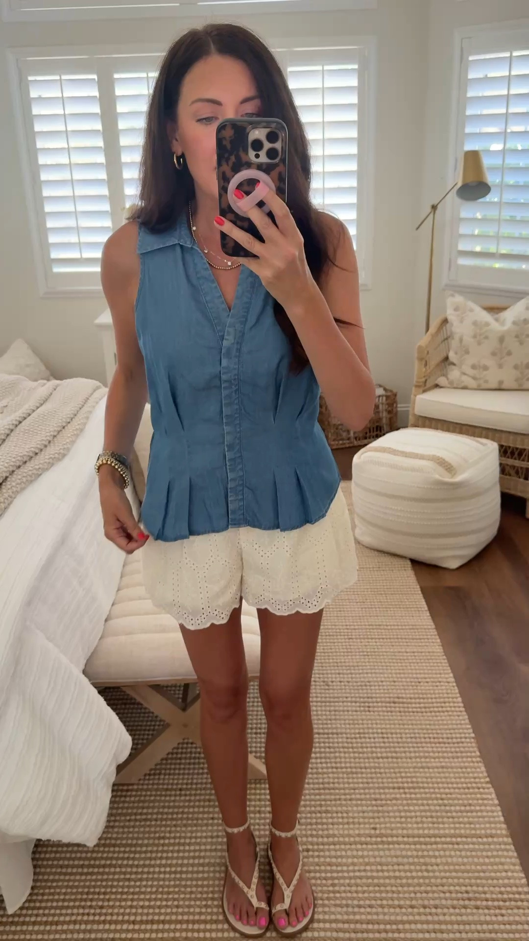 @macys Black Friday in July sale! Happening now
7/22-7/26 #macyspartner
The brands you LOVE at the most incredible prices-up to 60%-40% OFF
shop now to take advantage of this
amazing sale!! (*exclusions apply)
Chambray top -small
Eyelet shorts, lined!!-small
Sandals-run tts between go up

#LTKootd #LTKSaleAlert #LTKSeasonal