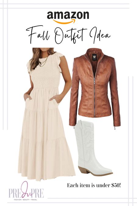 Weather is changing so best to prepare well with the right pieces. Keep warm and looking great this fall and even winter season.

fall outfit, fall wardrobe, fall look, fall essentials, wardrobe essentials, casual look, dress, moto jacket, leather jacket, cowboy boots

#LTKSeasonal #LTKstyletip #LTKfindsunder50