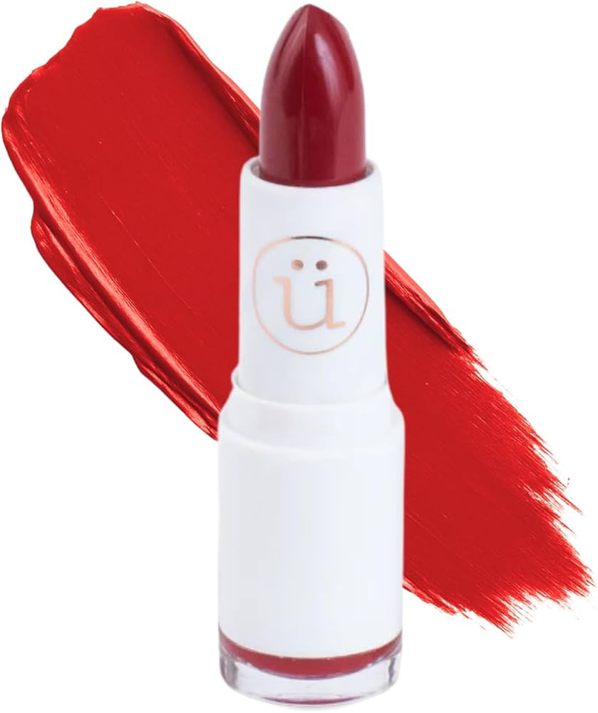 M2U NYC Creamy Red Matte Lipstick – Hydrating, Full Coverage Matte Lipstick for Women with Inte... | Amazon (US)