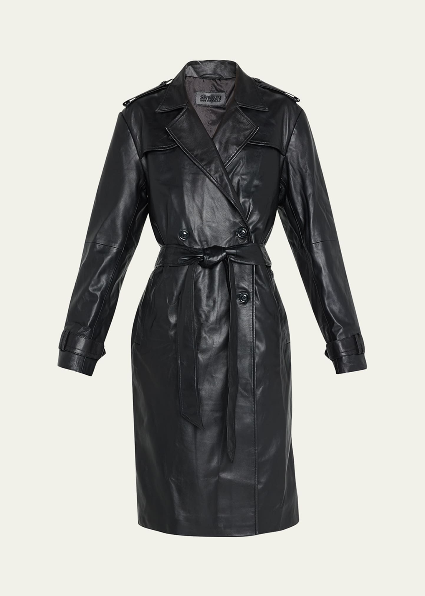 Leather Trench Coat | Bergdorf Goodman