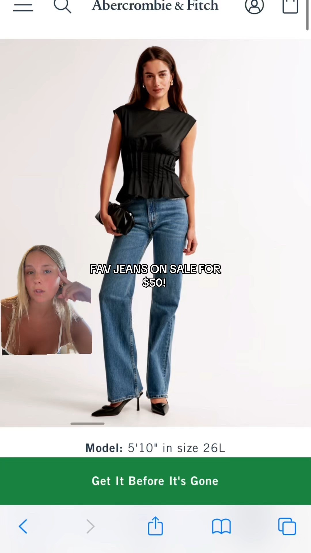 Use code JEANSAF for extra 15% off! 

#abercrombie

#LTKStyleTip #LTKFindsUnder50 #LTKSeasonal