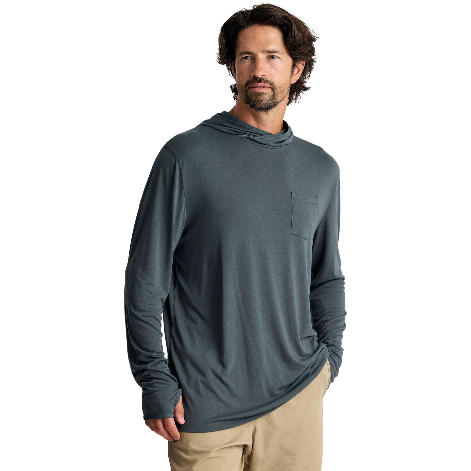 Free Fly Men's Lightweight Hoodie Blue M | REI